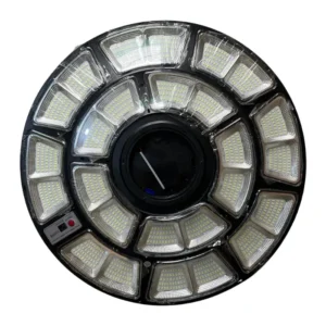 LUMINARIA SOLAR GARDEN INTEGRADA UFO 1000W / RESISTENCIA AL IMPACTO / CONTROL REMOTO INALAMBRICO