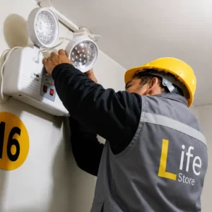 INSTALACION DE LUMINARIA DE EMERGENCIA