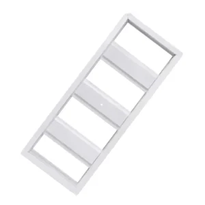 MARCO METALICO PARA PANELES LED 120X30 PINTURA AL HORNO COLOR BLANCO MARCA LIFE PREMIUM 5MM 120X30X6.5CM NACIONAL