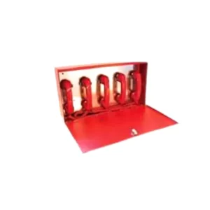 GABINETE ROJO PARA 5 AURICULARES PORTATILES SIMPLEX