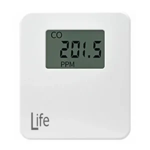 DETECTOR DE MONOXIDO LIFE CON DISPLAY LCD 0-400PPM 15-36VDC 700m2 CON RELE