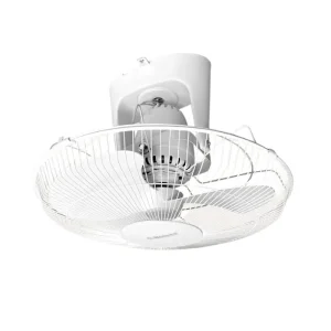 VENTILADOR DE TECHO 16" BSK COLOR BLANCO PVC REFORZADO ORBITAL 360°