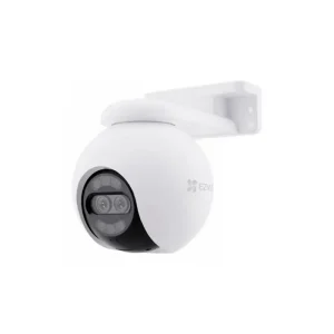 CAMARA DE SEGURIDAD 8MB 4K WIFI DOBLE LENTE CON MOVIMIENTO 360° EZVIZ HASTA 512GB 4K EXTERIORES SIRENA Y ESTROBO