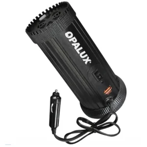 INVERSOR P/AUTO 180W "OPALUX" ONDA SENOIDAL PURA DC-AC SURGE 360W ENTRADA 12VDC 220VAC, SALIDA 5VDC CON ENTRADA UNIVERSAL, USB C y A, 60HZ