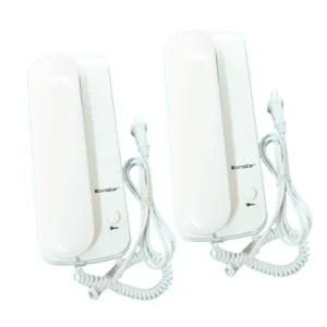 INTERCOMUNICADOR "KONSTAR" 2  PUNTOS C/PORTERO DOBLE P/DEPARTAMENTOS (ANTI-OXIDACION) 100MTS 220VAC MASTERX10