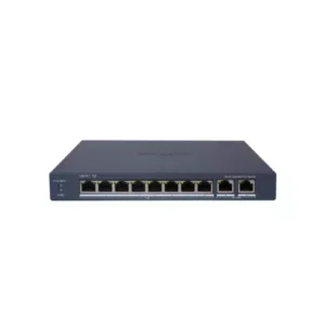 SWITCH 8 PUERTOS POE ALL 1000M (1G) + 2 UP RJ45 GIGABITE - 110W ADMINISTRABLE HIKVISION