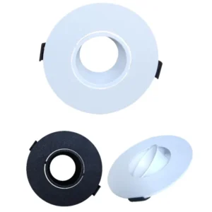 SPOT SEMICONO ORIENTABLE PARA DICROICO "OPALUX" BASE GU10 COLOR BLANCO IP20