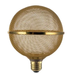 FOCO LED DECORATIVO MALLA METAL GOLD, G127 3.5W "OPALUX" 210LM, 3000K