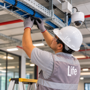 INSTALACION DE PROYECTOS DE SEGURIDAD ELECTRONICA SOLO CABLEADO